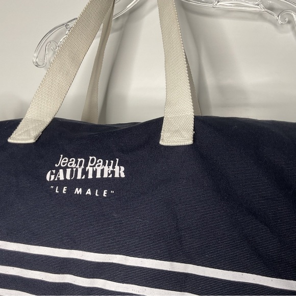 Jean Paul Gaultier Navy and White Travel Bag - Picture 3 of 7